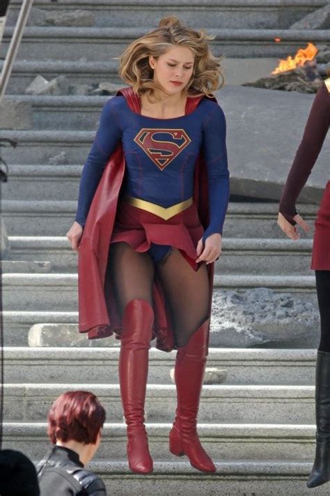 Melissa Benoist Camel Toe in Supergirl